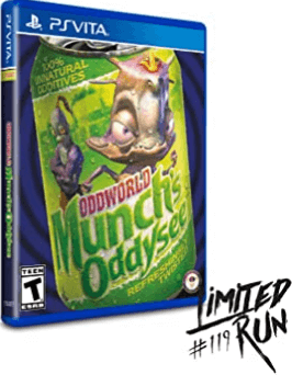 Oddworld New 'n Tasty box art for Playstation Vita